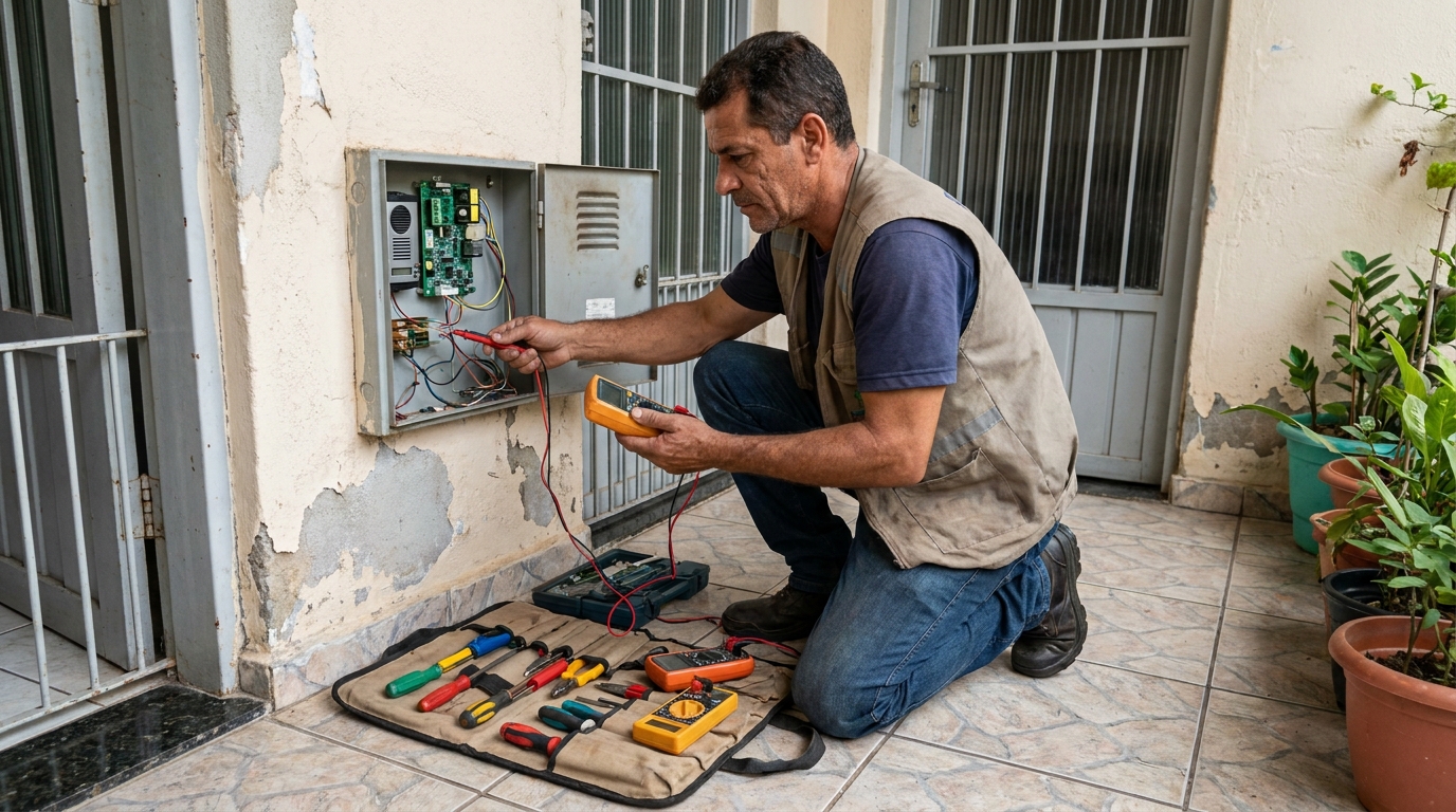 Conserto de interfone profissional em Limeira‑SP