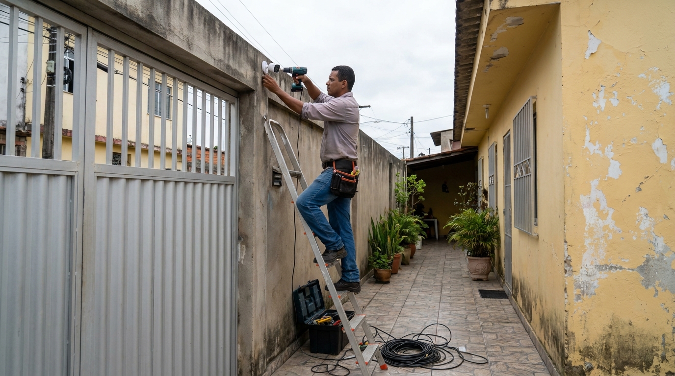 Instalacao de cameras de seguranca profissional em Limeira‑SP