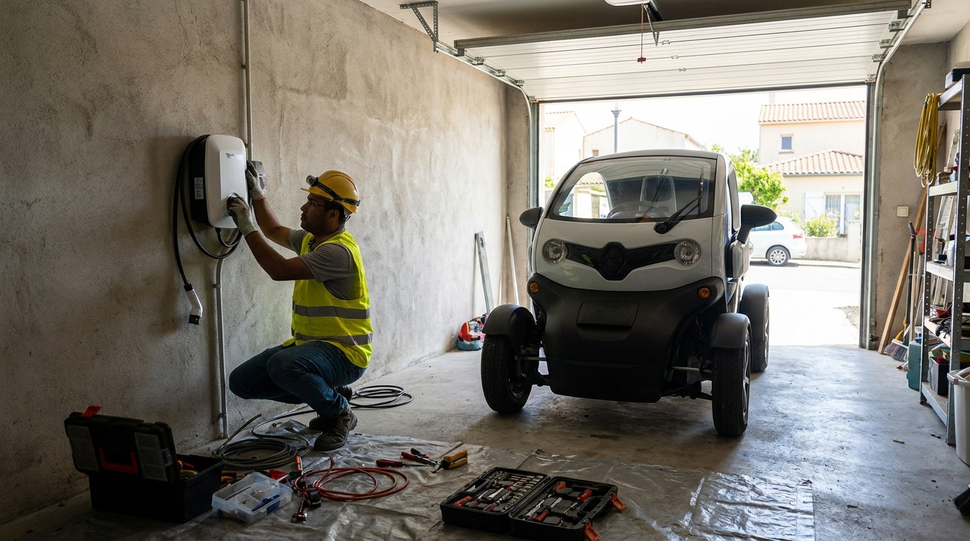 Instalacao de carregador de carro eletrico profissional em Limeira‑SP