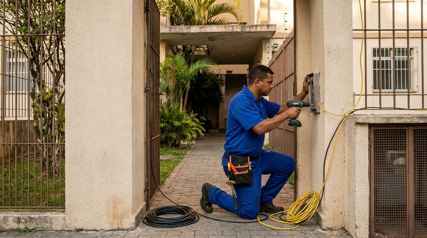 Instalacao de interfone profissional em Limeira‑SP