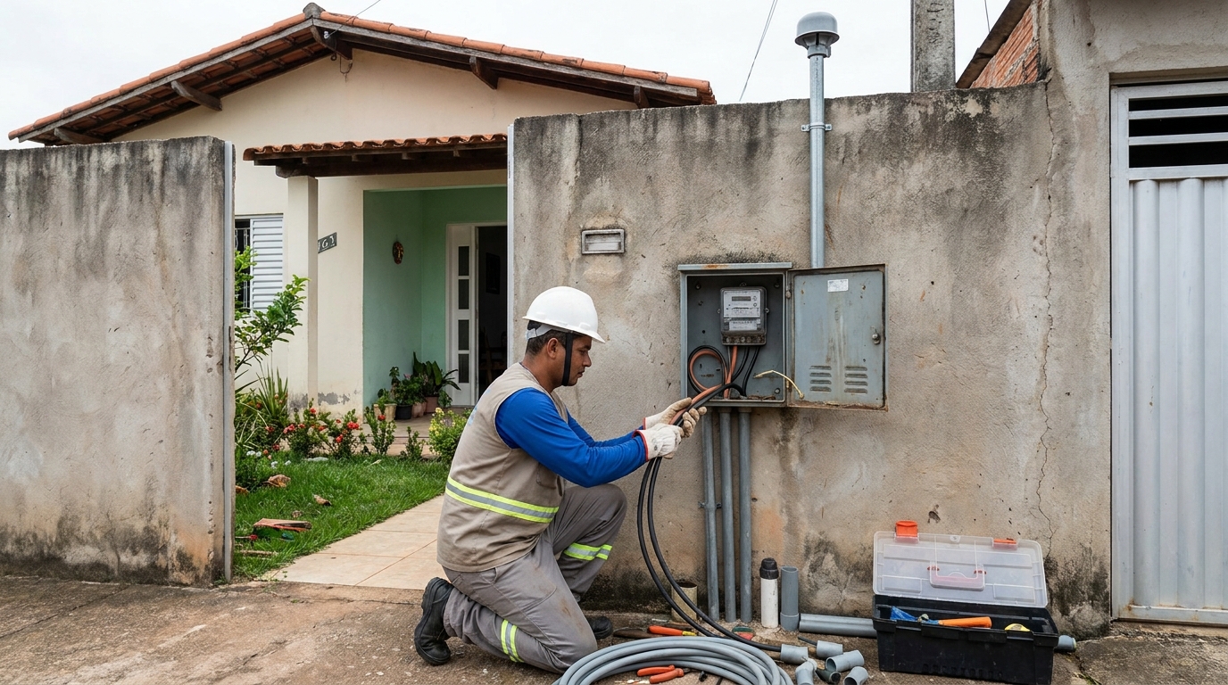Instalação de Padrão de Energia perto de mim em Limeira‑SP