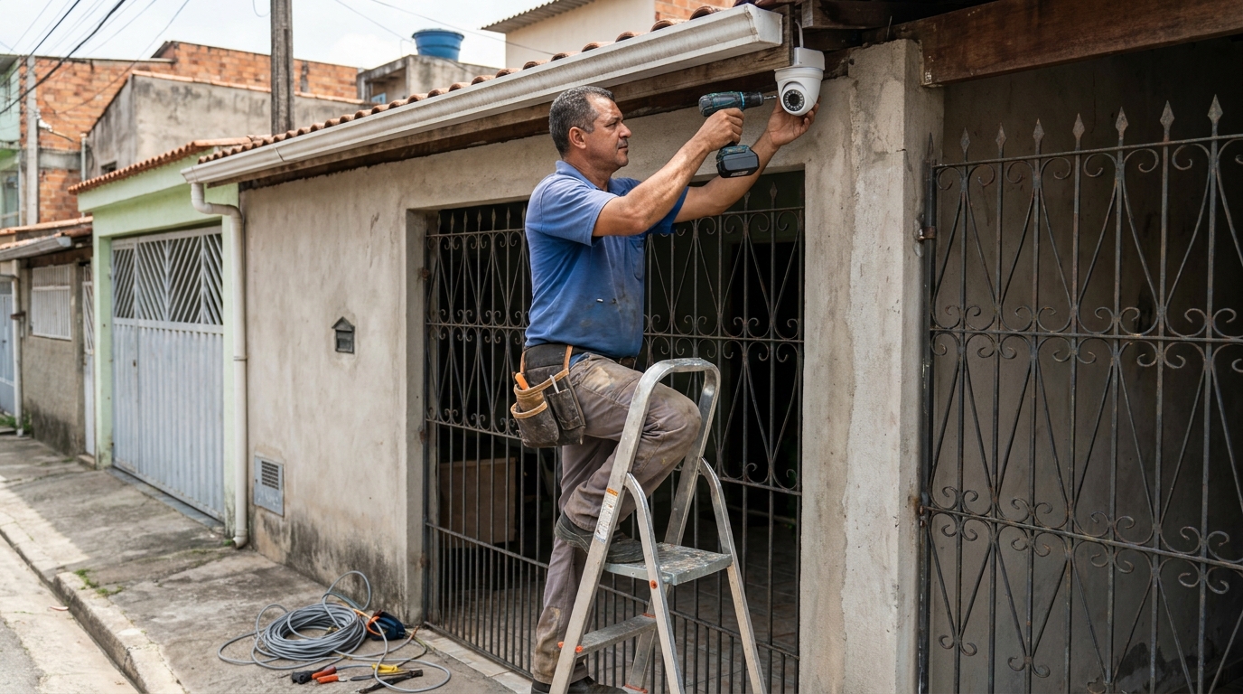 Instalacao de sistema de monitoramento em Limeira‑SP