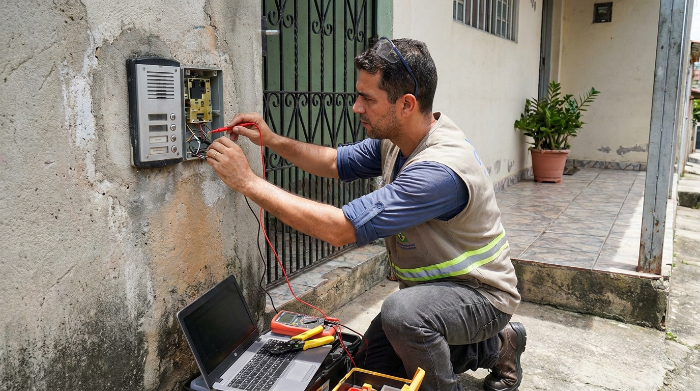 Reparo de interfone em Limeira‑SP